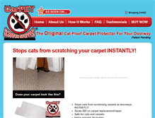 Tablet Screenshot of carpetscratchstopper.com